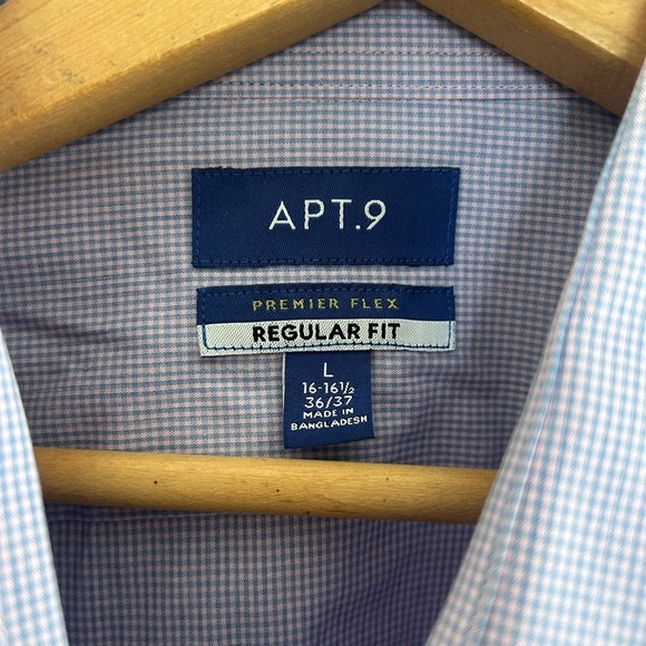 APT. 9 Premier Flex Men’s Dress Shirt | Size L | Regular Fit - Picture 2 of 3